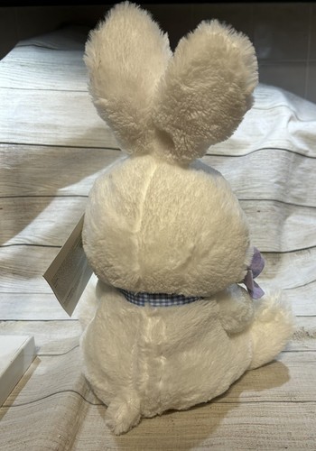 Gemmy Animated Easter Bunny Rabbit Lights Dancing Singing Flowers 15” Plush TbH4 - Picture 3 of 7