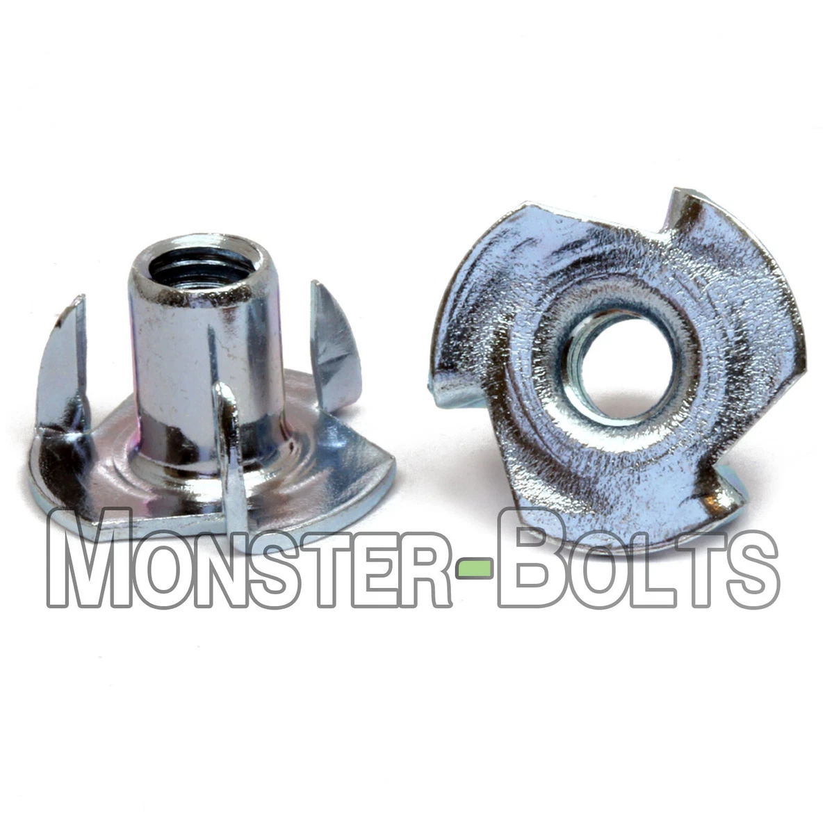 10x M10 Captive T Nuts Pronged Insert Blind Tee Nut for Fixing in Wood BZP Steel | UK 10x M10 Captive T Nuts Pronged Insert Blind Tee Nut for Fixing in Wood BZP Steel | UK