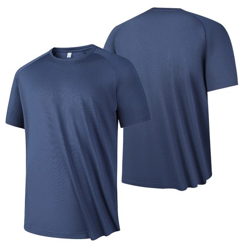 Men's Breathable Quick-Dry Running T-Shirt – Lightweight Gym & Fitness Top - Picture 4 of 6