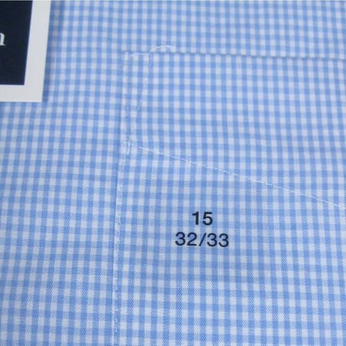 Club Room Mens Regular Fit Performance Stretch Dress 32 to 33 Shirt 15 Gingham - Picture 7 of 8