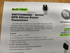 10 pieces genuine OnSemi MJE13009 400V 12A NPN Silicon Power Transistor (USA)
