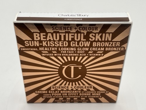 NEW Charlotte Tilbury BEAUTIFUL SKIN SUN-KISSED GLOW BRONZER in 4 DEEP 21 G - Picture 6 of 9