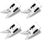 4 Pcs Zig Zag Stainless Steel Sewing Machine Foot Stitch Presser Foot Universal