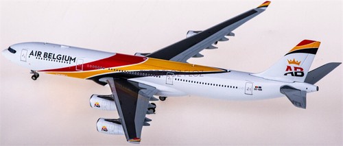 for JC Wings for Air Belgium for Airbus A340-300 OO-ABB 1:400 Airplane Model - Picture 4 of 4
