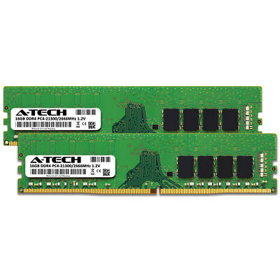32GB Kit 2x 16GB DDR4-2666 DIMM Crucial CT2K16G4DFRA266 Equivalent