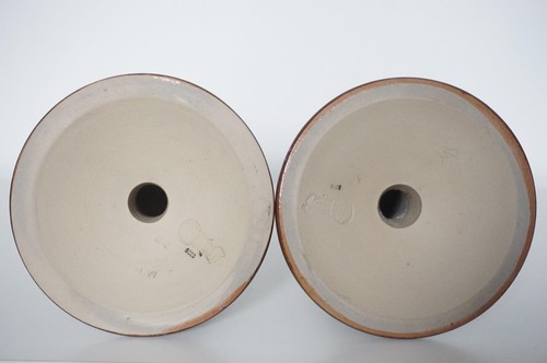 Pair Royal Doulton Lambeth Candlesticks - Art Nouveau - Louisa Wakely - c.1905 - Picture 12 of 12