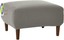 sure fit home décor stretch pique box cushion ottoman one piece slipcover, form