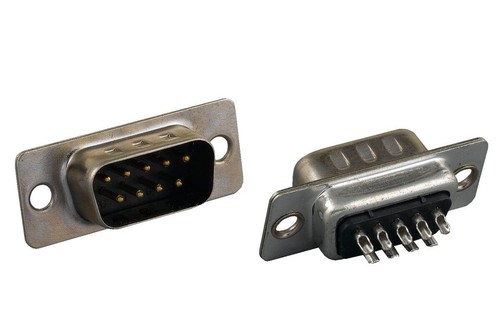 DB9 9-poliger Stecker D-Sub RS232 serieller Port Lötbecher Buchse - Bild 2 von 2