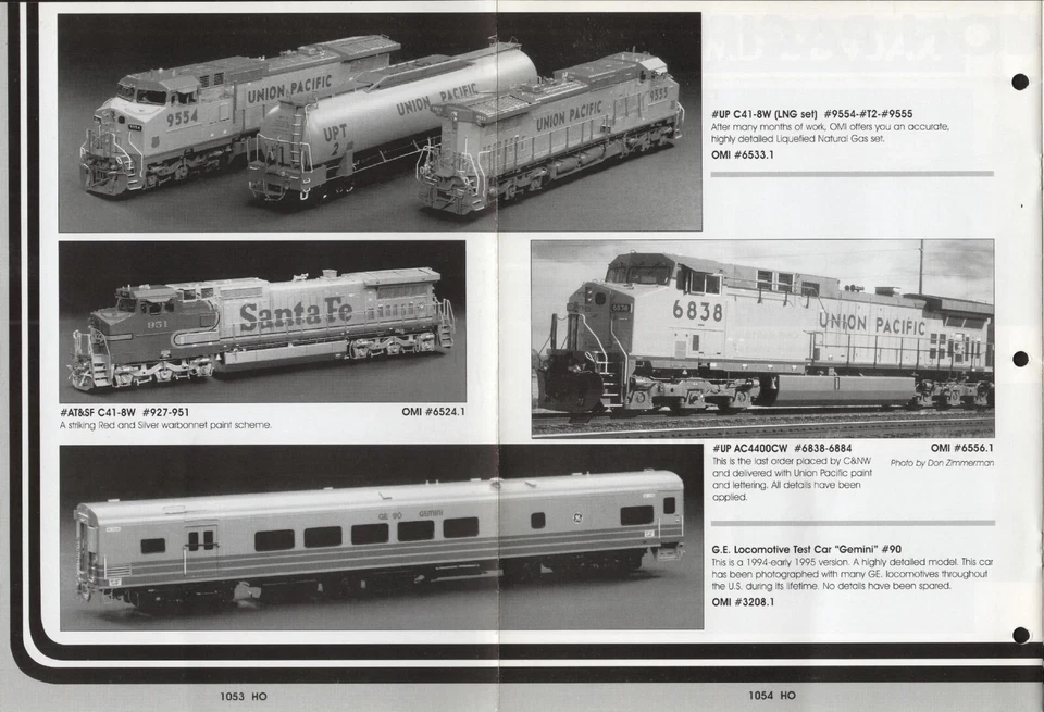 catalogo OVERLAND MODELS MAIL Bulletin 112 1996  N HO O S           E  aa - Image 2 of 2