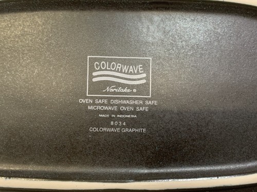 Noritake Colorwave Stoneware Oblong Covered Butter Dish, #8034 Graphite, 1/4 LB - Picture 15 of 21