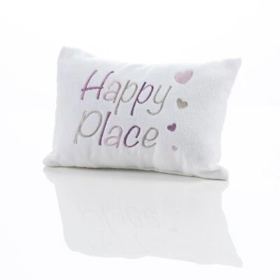 Homiu Bath Pillow Microfibre 240 GSM Happy Place 2 Non-Slip Bathtub Suction Pad