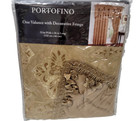 Portofino Raised Window Valance - 52'' X 26'' Gold