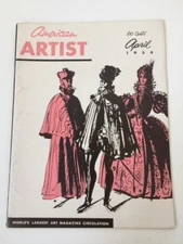 American Artist Magazine 1954 April Lewitt-Him Design Team, Earl Thollander