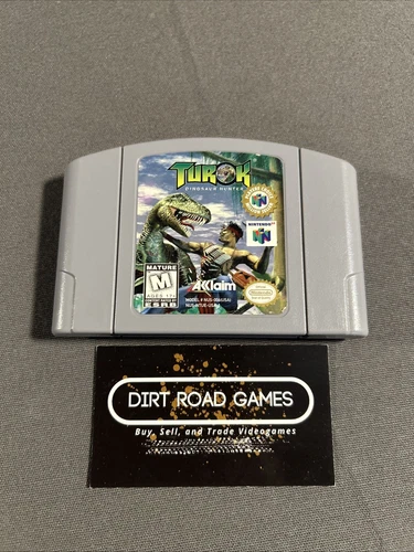 Turok: Dinosaur Hunter (Nintendo 64, 1997) N64 Authentic Tested Players Choice