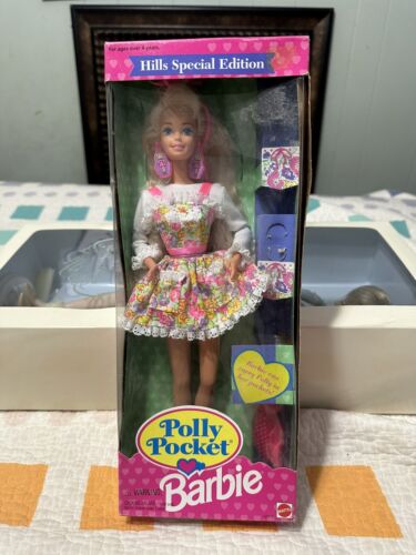 Vintage 94 Hills Dept Store ~POLLY POCKET Barbie Doll~ Special Edition NIB 12412
