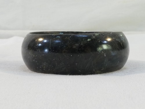 Ancien Bracelet Jonc vintage en LABRADORITE - Picture 3 of 7