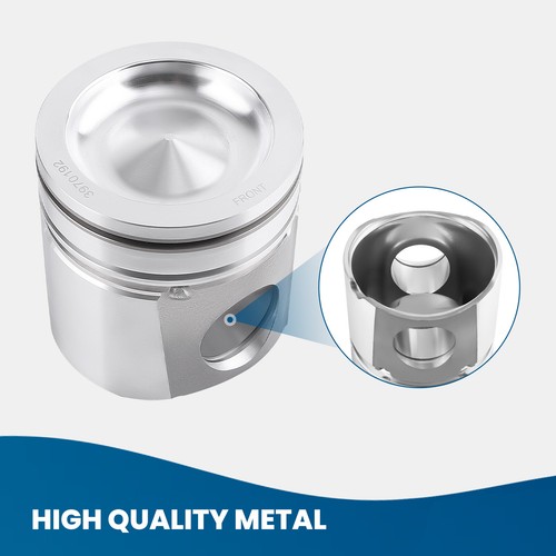 Pistons & Rings Kit For Dodge Ram 5.9L Cummins 24V 04-06 3966678 4089669 - Picture 3 of 13