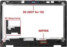 For Dell Inspiron 13 5379 5368 5378 FHD LCD Display Touch Screen Assembly Bezel