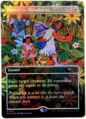 MTG Swords to Plowshares *RAINBOW FOIL* Secret Lair Drop 1627 NM