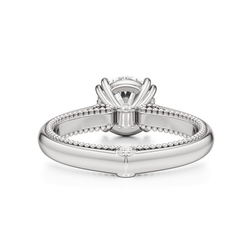 Anillo de compromiso de diamantes cultivados en laboratorio de oro amarillo de 14 k corte redondo certificado IGI 2,10 quilates - Imagen 18 de 23