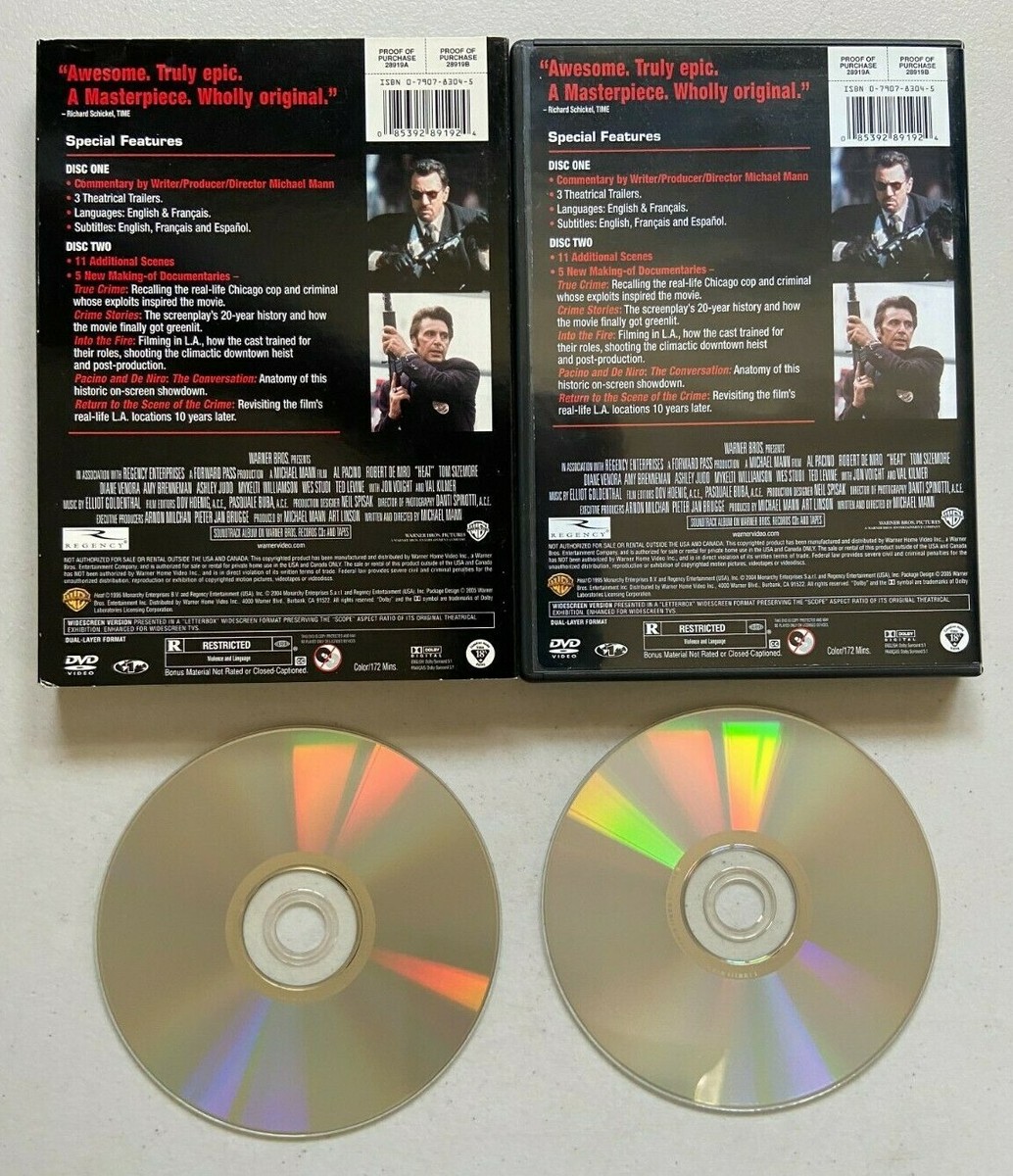 HEAT DVD BOX ☆ Heat (DVD) (Snap Case Packaging) | eBay