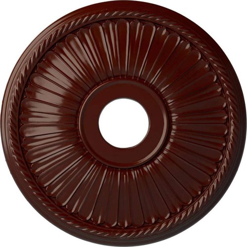 Ekena Millwork Ceiling Medallion 1-7/8" x 20-1/8" Polyurethane Brushed Mahogany