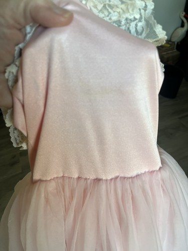 Vtg STAR STYLED MIAMI Dance Sequin Pink Crinoline Costume Ballet Jazz Girls 10 - Picture 11 of 11