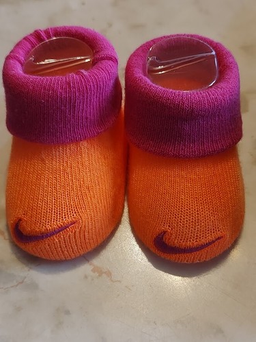 Nike 2-PK. Babyschuhe - rosa & orange 0-6 Monate - Bild 4 von 7
