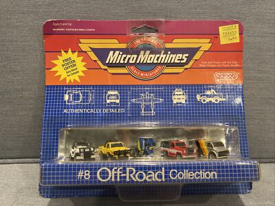 Micro Machines 1988 Off-Road #8 Van, Blazer, Mack Truck, Pickup & 4 x 4