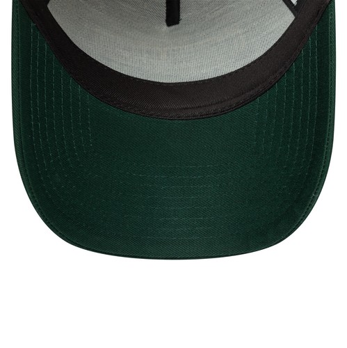 NEW ERA OAKLAND ATHLETICS TRUCKER CAP. PATCH GREEN ADJUSTABLE SNAP MESH HAT S25 - Picture 6 of 9