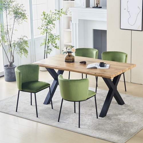 Lux Grey Velvet Dining Chairs Set 2 4 6 Kitchen Chairs Armchairs for Dining Room - Picture 34 of 45