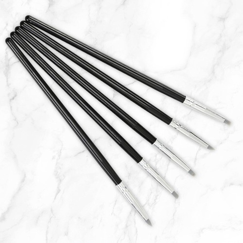 5 Pcs White Silicone Pen Clay Sculpting Supplies Watercolor Painting Pens - 第 6/12 張圖片