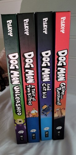 Dog Man Dave Pilkey Book Lot Of 4 Hardcover Scholastic  - Picture 4 of 6