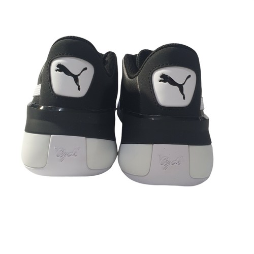 Puma Basketball Shoes Junior Size US5C (23cm) Clyde Hardwood Team JR Black White - Picture 10 of 11