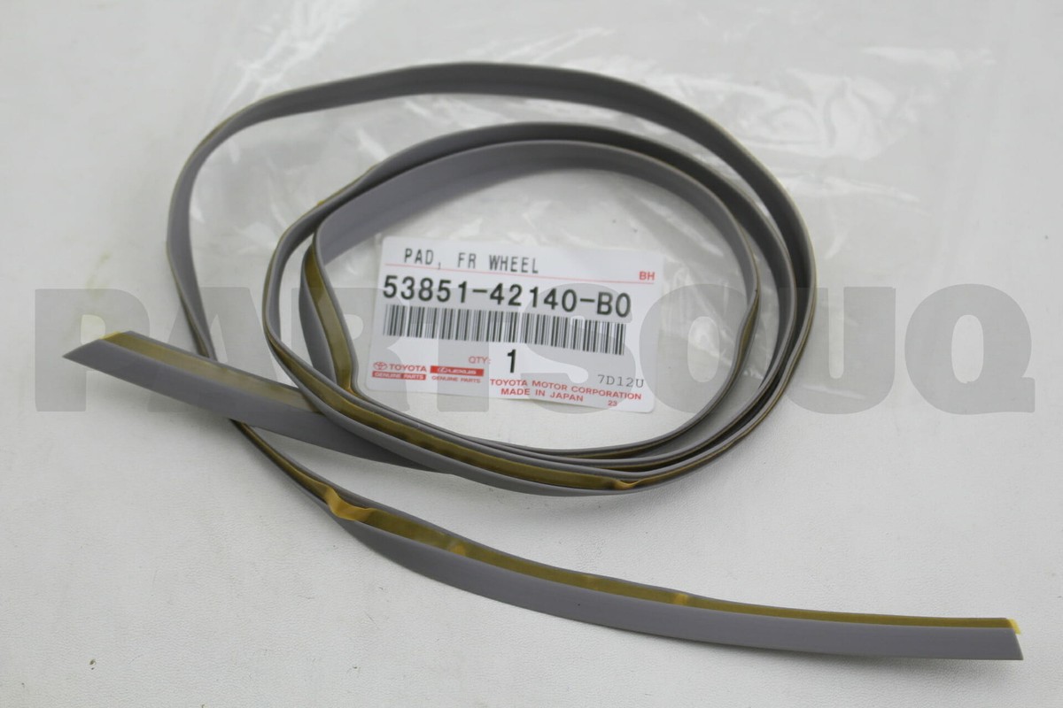 5385142140B0 Genuine Toyota PAD, FRONT WHEEL OPENING EXTENSION, NO