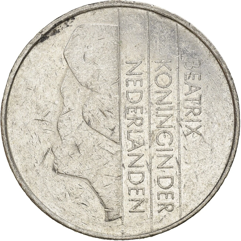 Nickel Netherlands Coins 1984