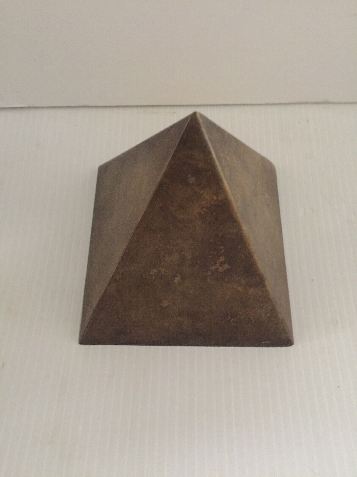 Vintage Brass Mid Century Architectural Pyramid  Sarreid Ltd. Made In Spain