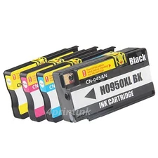 4 Pack 950XL 951XL Ink Cartridge For HP OfficeJet Pro 8100 8600 8610 8615 w/Chip