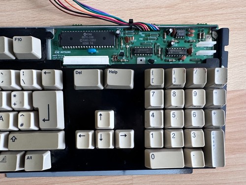 Samsung Clavier pour / Amiga 500 / A500 + LED : Vert/Jaune, Fonctionne #07 25 - Photo 6/8