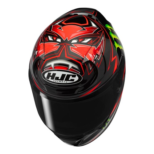 HJC RPHA 12 Quartararo Replica MC1 Sports Motorcycle Motorbike Helmet - Picture 3 of 10