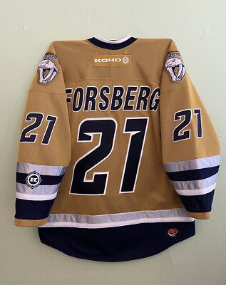 Peter Forsberg Nashville Predators “Mustard Cat” Alternate