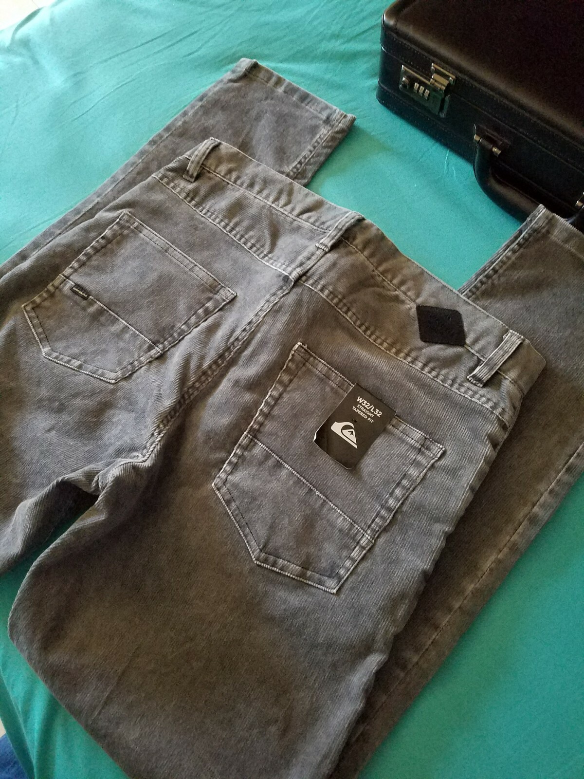 New $615 Dolce /& Gabbana Men 32w//32l Brown Straight Fit Tapered Corduroy Pants