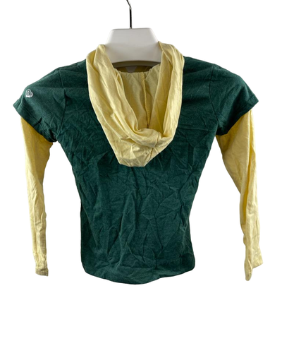 Colosseum Youth Girls Colorado State Rams Hoodie Yellow-Green Small (6-6X) - Picture 2 of 4