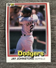 Jay Johnstone 1981 Donruss Dodgers #300  *D222* Set Break