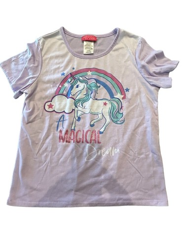 Girls Size Lg 14-16 Saint Eve 3-Piece Sleep Set Pajamas Unicorn Sleepwear Pink - Picture 9 of 13