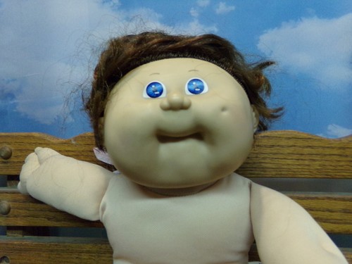 CABBAGE PATCH KIDS DOLL coleco CORNSILK brown hair - Picture 2 of 4