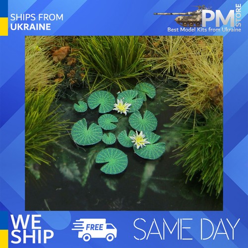 Model Scene VG7-226 1/72-1/87 Waterlily Diorama accessories Photo-Etched parts - Picture 1 of 3