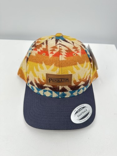 Pendleton Virgin Wool Native American Pattern Hat Cap Snapnack One Size(B-6) - Picture 10 of 11