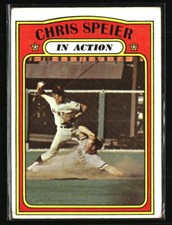 Chris Speier 1972 Topps #166  Baseball Card