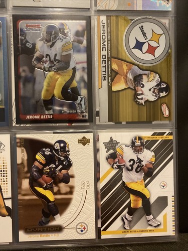 Jerome Bettis 9 Card Lot - Picture 3 of 6